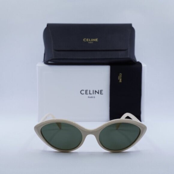 Final Price! Celine CL40264U 25N Ivory/Khaki Sunglasses - Picture 3 of 10